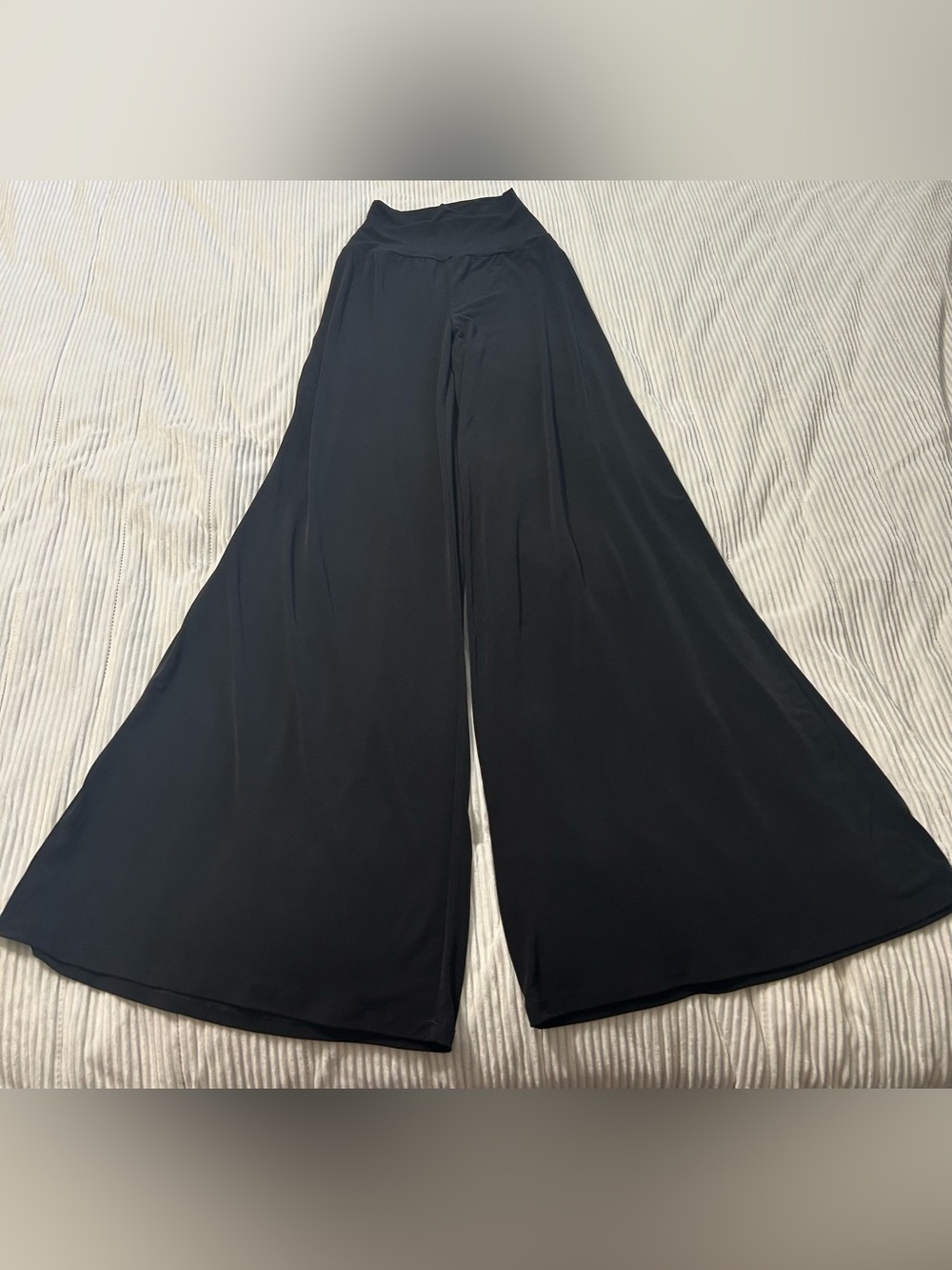 Mustard Seed Black Wide-Leg Palazzo Pants